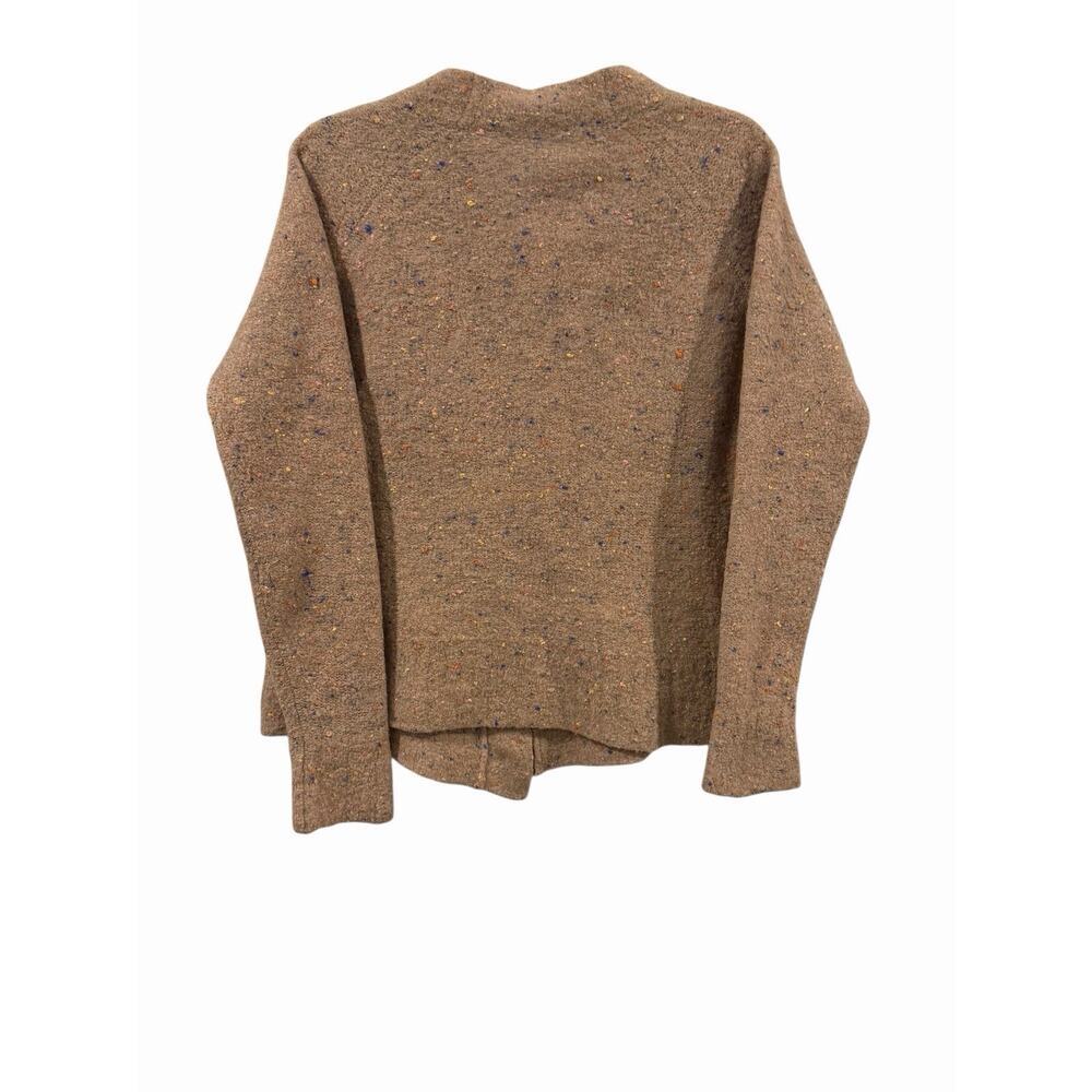 Everlane Camel Confetti Buttoned Cardigan Merino Wool Sweater Women’s Small - Picture 2 of 12